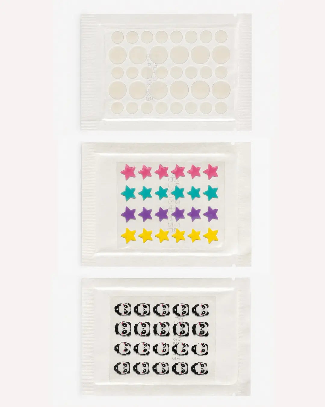 Transparent, Star and Panda combo