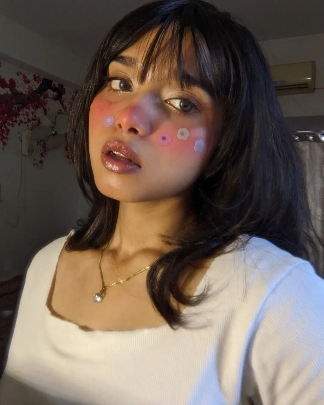 transparent and flower patch combo