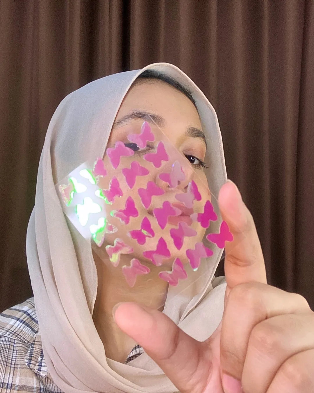 transparent and butterfly combo
