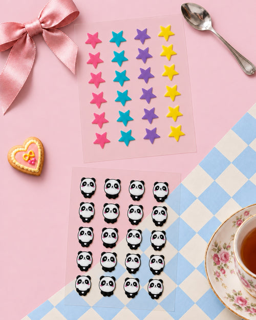star patch and panda patch combo secondary