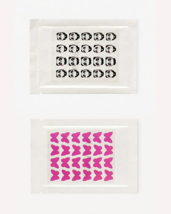 panda patch & butterfly patch combo