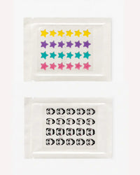 star patch & panda patch combo