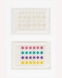 transparent patch and star patch combo