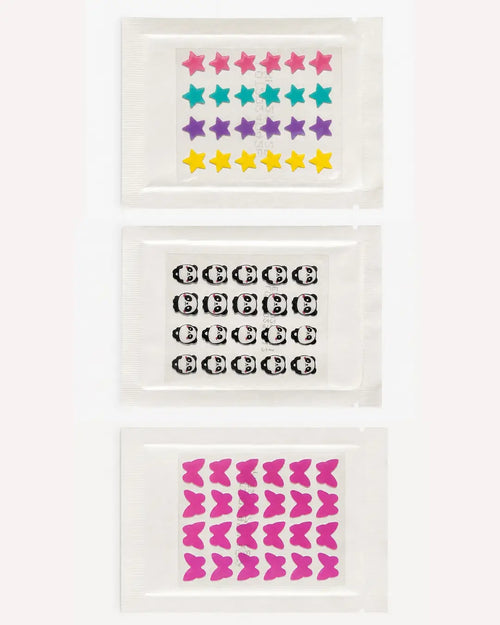 star, panda and butterfly Patch