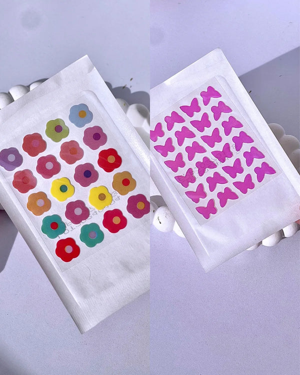 butterfly patch & flower patch combo