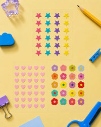 star, love and flower Patch