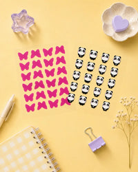 panda and butterfly combo