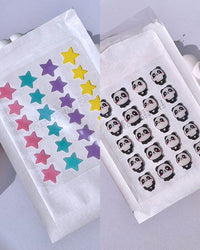 star patch & panda patch combo