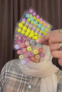 transparent, star and panda combo